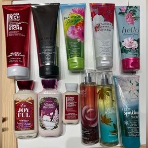 Bath and Body Works Bundle - Lotion, Spray & more